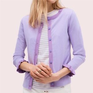 Lavender Kate Spade Cardigan
